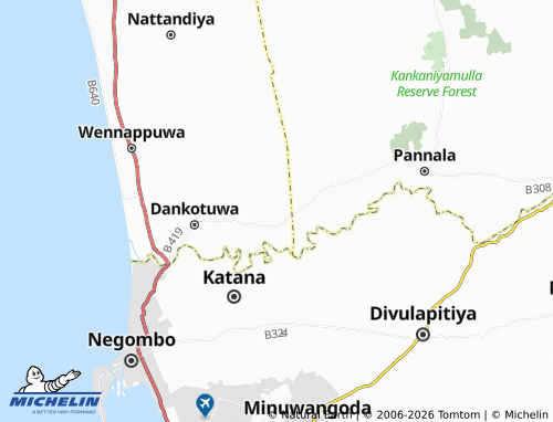 Mappa MICHELIN Sendiriyamulla - ViaMichelin