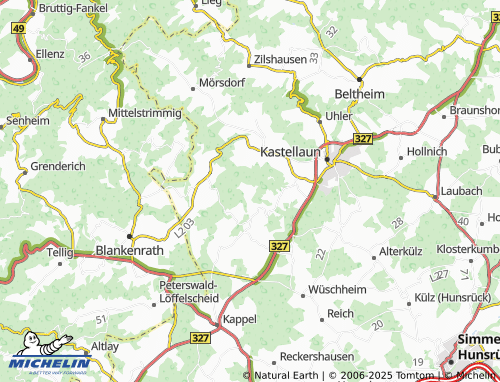 MICHELIN Wohnroth map - ViaMichelin