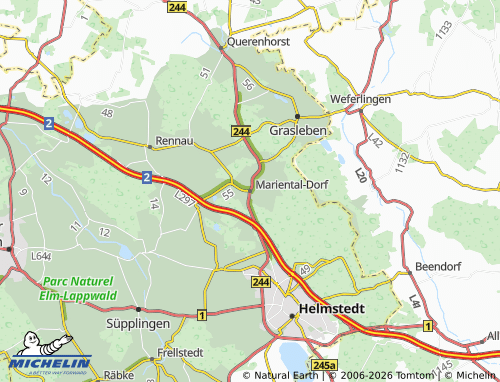 MICHELIN Mariental-Dorf map - ViaMichelin