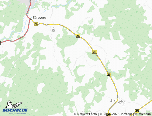 MICHELIN-Landkarte Kärevere - ViaMichelin