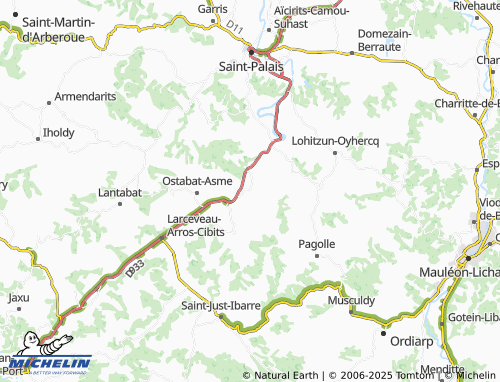 Kaart MICHELIN Arhansus - ViaMichelin