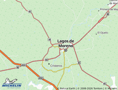 MICHELIN Ladera Chica map - ViaMichelin