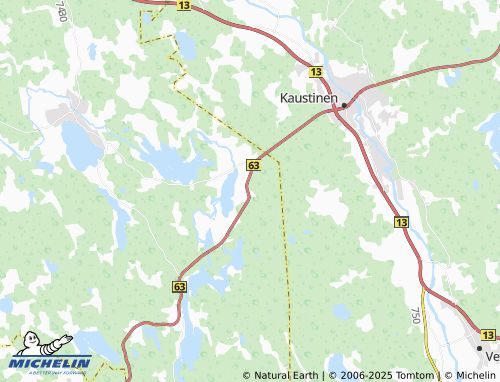 MICHELIN Kortjärvi map - ViaMichelin
