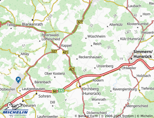 MICHELINLandkarte Reckershausen ViaMichelin