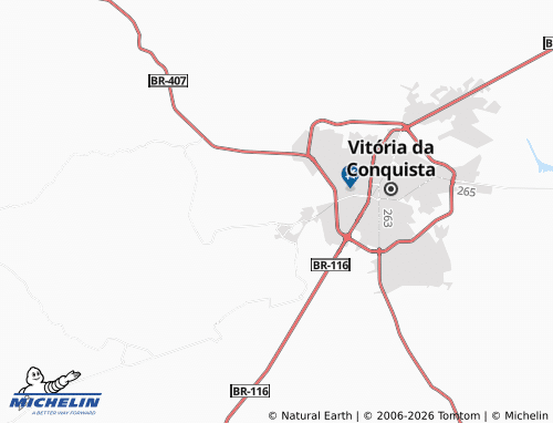 MICHELIN-Landkarte Campinhos - ViaMichelin