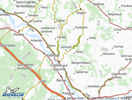MICHELIN-Landkarte Laroque - ViaMichelin