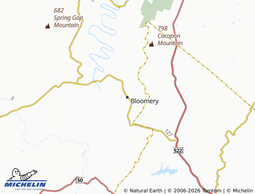 Mappa MICHELIN Bloomery - ViaMichelin