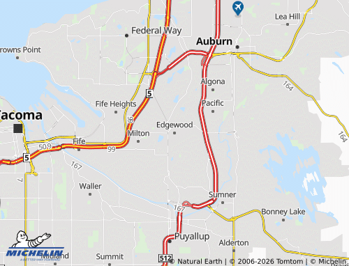 Mapa MICHELIN Edgewood - ViaMichelin