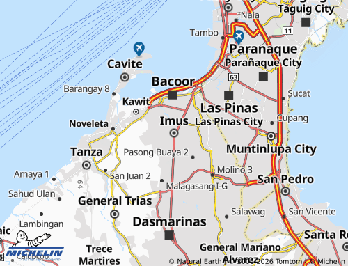 Mappa MICHELIN Imus - ViaMichelin