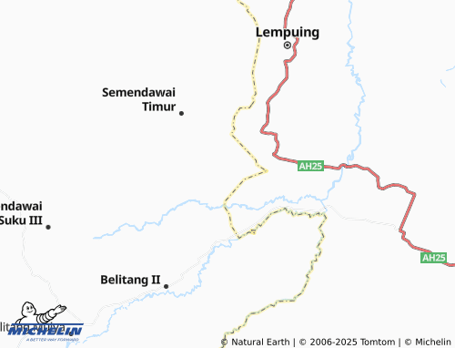 MICHELIN Karang Mulya map - ViaMichelin