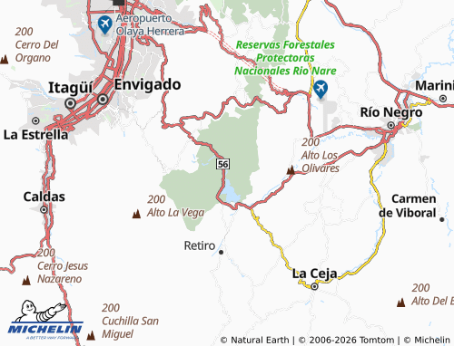 Carte MICHELIN Los Salados - ViaMichelin