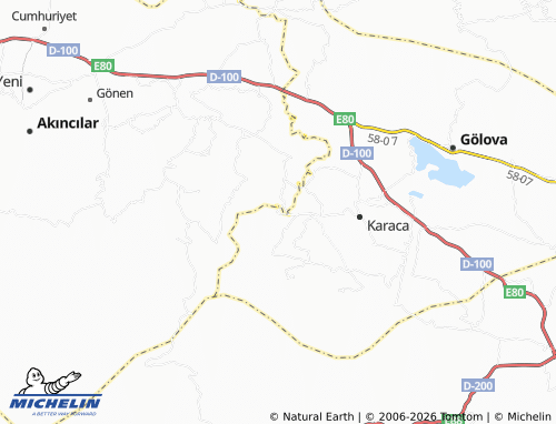 Mappa MICHELIN Okçaören - ViaMichelin