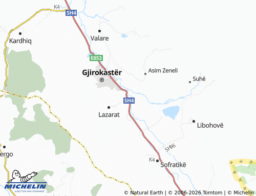 Mappa MICHELIN Kordhocë - ViaMichelin