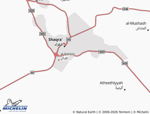 MICHELIN-Landkarte al-Waqf - ViaMichelin