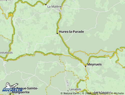 MICHELIN Nabrigas map - ViaMichelin