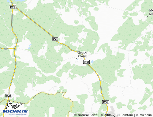 MICHELIN Svatki map - ViaMichelin