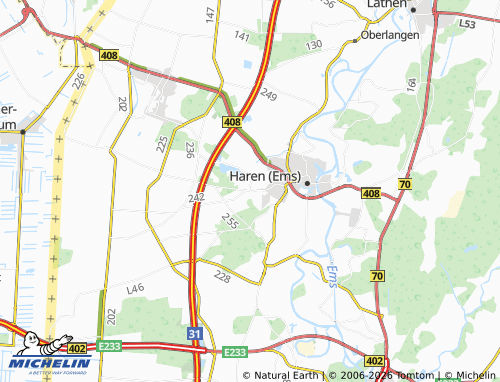 MICHELIN Neue Düne map - ViaMichelin