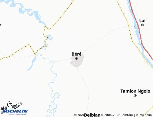 Mappa MICHELIN Béré - ViaMichelin