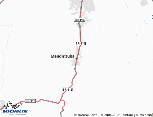Carte MICHELIN Mandirituba - ViaMichelin