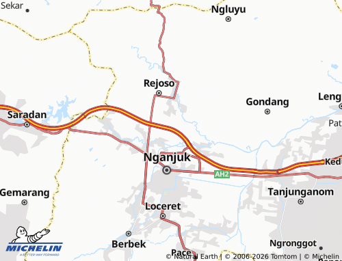 Mapa MICHELIN Mungkung - ViaMichelin