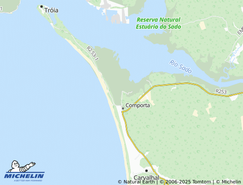 MICHELIN Cambado map - ViaMichelin
