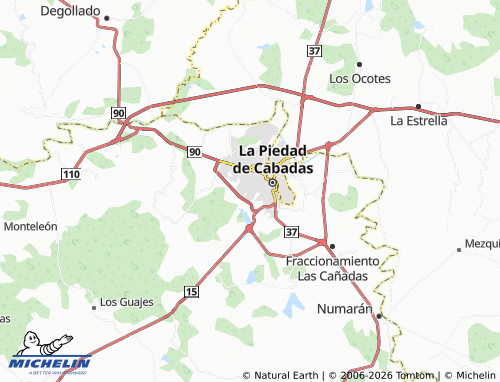 Mappa MICHELIN Vasco de Quiroga - ViaMichelin