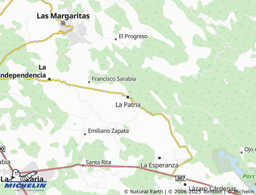 Mappa MICHELIN La Patria - ViaMichelin