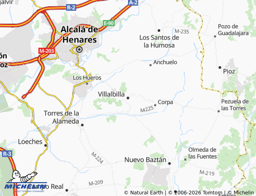 Kaart MICHELIN Villalbilla - ViaMichelin