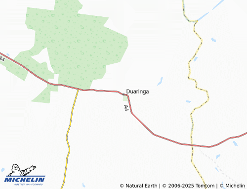 MICHELIN Duaringa map - ViaMichelin