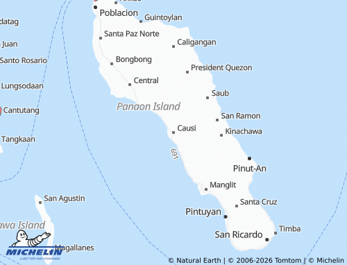 MICHELIN Causi map - ViaMichelin