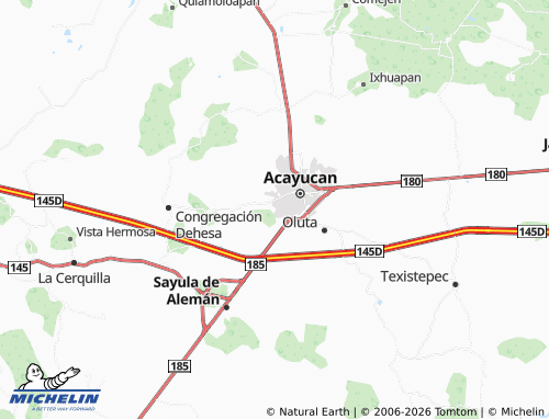 Mapa MICHELIN Lázaro Cárdenas - ViaMichelin