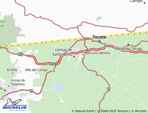 MICHELIN Lomas de Santa Anita map - ViaMichelin