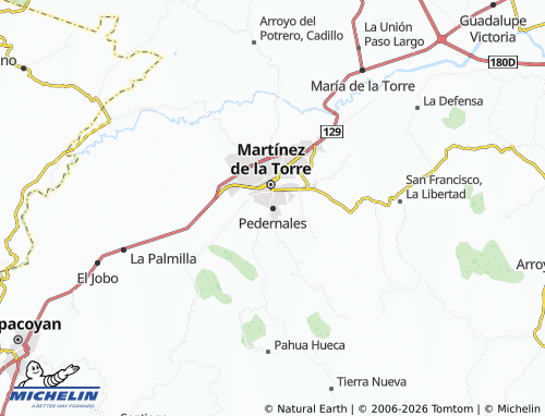 Mappa MICHELIN Pedernales - ViaMichelin