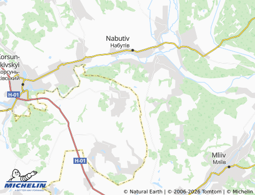 Mapa MICHELIN Cherepyn - ViaMichelin