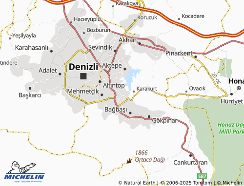 MICHELIN Cumhuriyet map - ViaMichelin