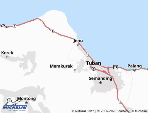 MICHELIN Sendanghaji map - ViaMichelin