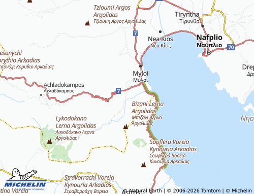Carte MICHELIN Spiliotakis - ViaMichelin