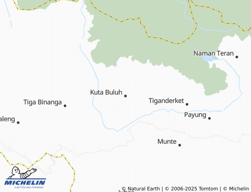 MICHELIN Kuta Buluh map - ViaMichelin