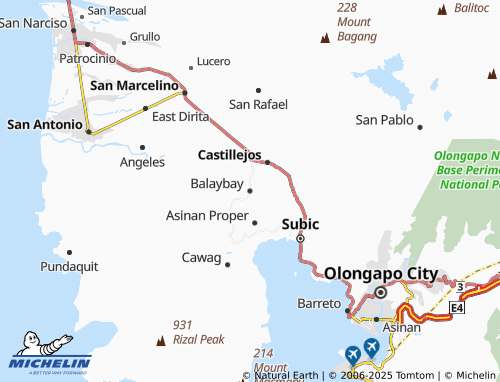 MICHELIN Balaybay map - ViaMichelin