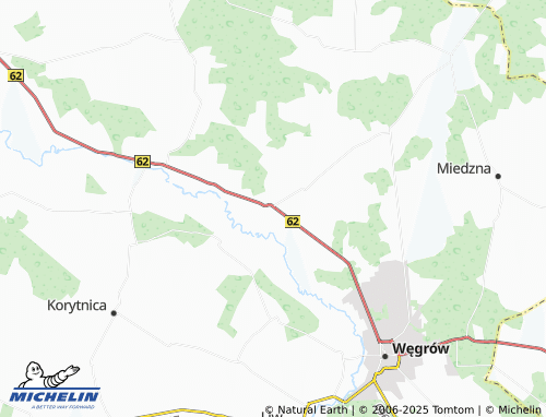 MICHELIN Starawieś map - ViaMichelin