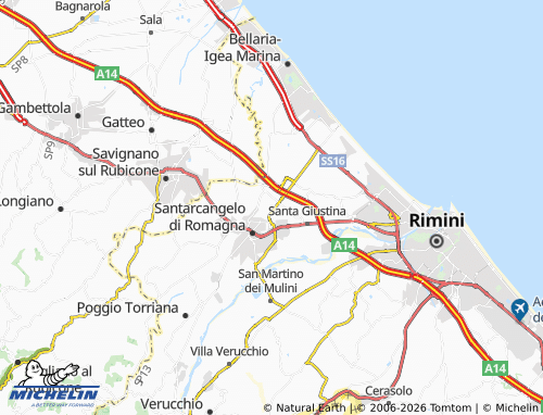 MICHELIN Bargellona map - ViaMichelin