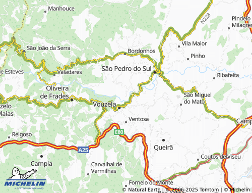 Mapa MICHELIN Ferreiros - ViaMichelin