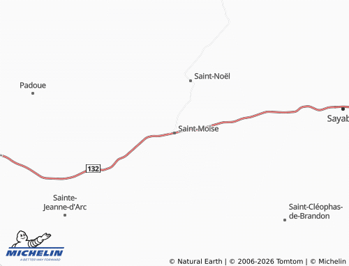 Carte MICHELIN Saint-Moïse - ViaMichelin