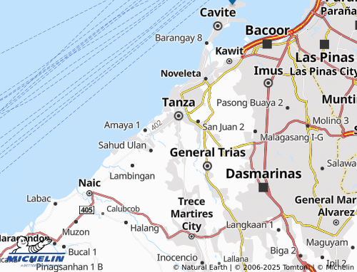 MICHELIN Sanja Mayor map - ViaMichelin