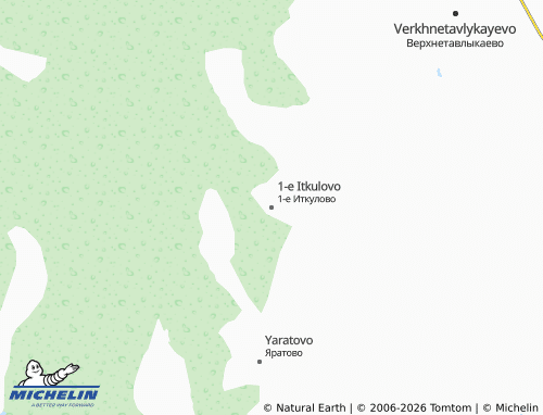 MICHELIN-Landkarte 1-e Itkulovo - ViaMichelin