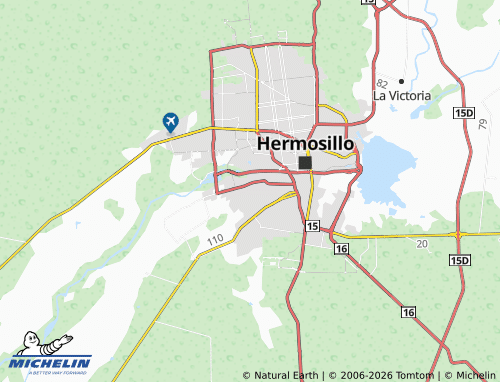 MICHELIN Granja Guadalupe map - ViaMichelin