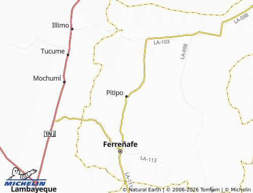 Mappa MICHELIN Pitipo - ViaMichelin