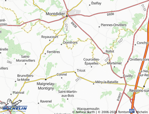 MICHELIN Le Ployron map - ViaMichelin