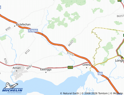 Mappa MICHELIN Kirkpatrick Fleming - ViaMichelin