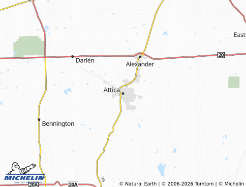 Mapa MICHELIN Attica - ViaMichelin